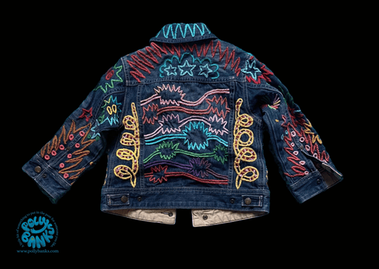 The Gap vintage embroidered denim